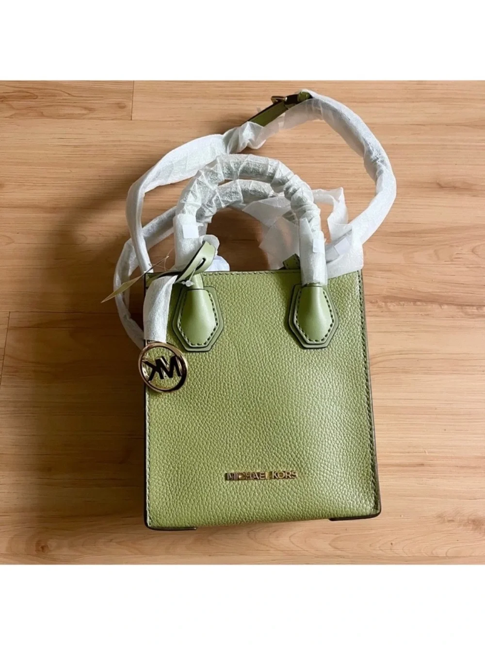 Michael Kors 35S1GM9TOL Mercer Extra-Small IN Light Sage